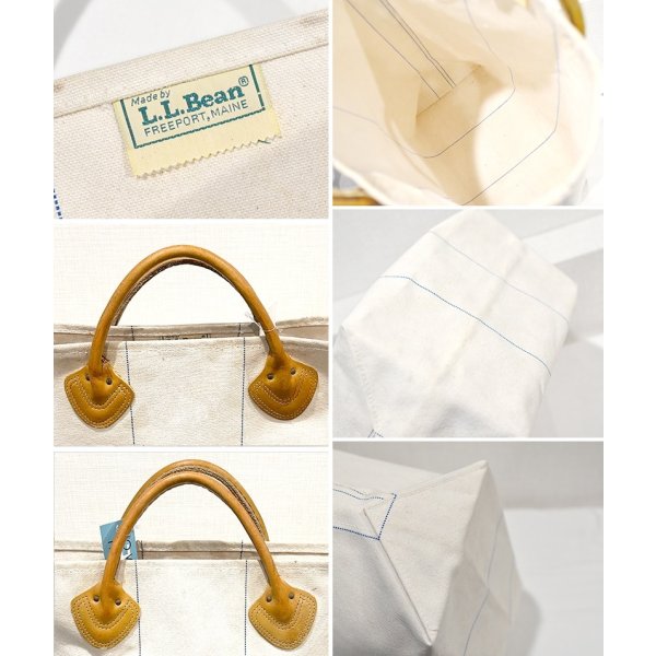 画像3: 【ビンテージ】【L.L.bean】【エルエルビーン】【レザーハンドル】 ログキャリー カスタムトートバッグ 【キャンバス】ガイドステッチ【トートバッグ】【キャンパストート】 