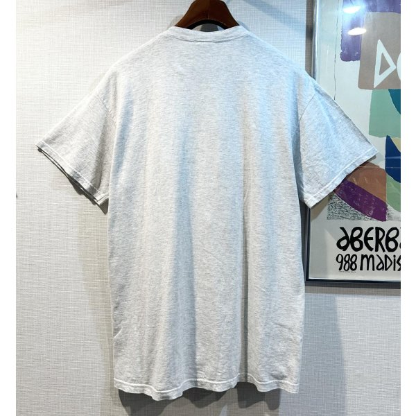 画像3: ビンテージ【DELTA】NBCプリント  National Broadcasting Company 企業ロゴ ナショナル・ブロードキャスティング・カンパニー　グレーTシャツ Ｌ  
