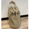画像1: 40's~【ビンテージ】米軍実物【U.S.ARMY】ステンシル【巾着バッグ】 【コットンバッグ】【ポーチ】<br> (1)