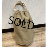 40's~【ビンテージ】米軍実物【U.S.ARMY】ステンシル【巾着バッグ】 【コットンバッグ】【ポーチ】 