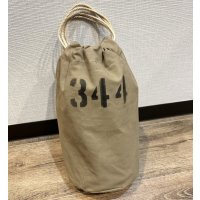 40's~【ビンテージ】米軍実物【U.S.ARMY】ステンシル【巾着バッグ】 【コットンバッグ】【ポーチ】 