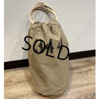 40's~【ビンテージ】米軍実物【U.S.ARMY】ステンシル【巾着バッグ】 【コットンバッグ】【ポーチ】 