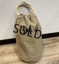 40's~【ビンテージ】米軍実物【U.S.ARMY】ステンシル【巾着バッグ】 【コットンバッグ】【ポーチ】 
