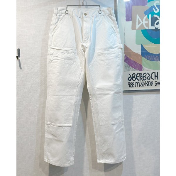 画像2: 程度良好!! USA製【ビンテージ】【カーハート】ダブルニー【carhartt】【白】ワークパンツ【ペインターパンツ】Loose Original Fit【33ｘ30】 