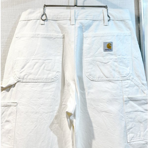 画像4: 程度良好!! USA製【ビンテージ】【カーハート】ダブルニー【carhartt】【白】ワークパンツ【ペインターパンツ】Loose Original Fit【33ｘ30】 
