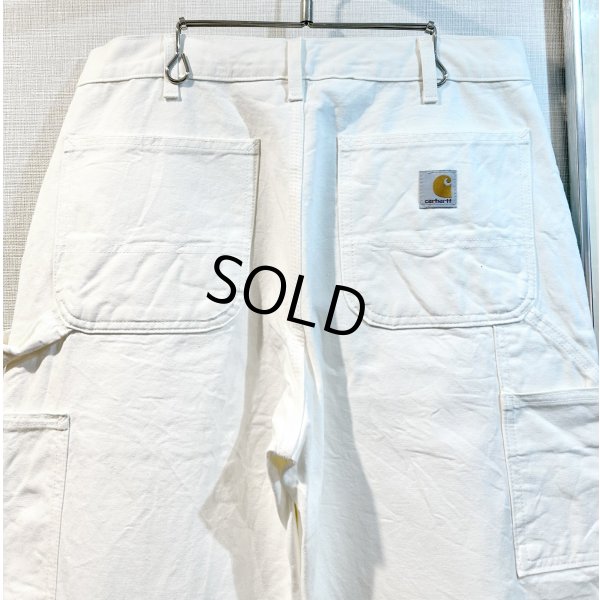 画像4: 程度良好!! USA製【ビンテージ】【カーハート】ダブルニー【carhartt】【白】ワークパンツ【ペインターパンツ】Loose Original Fit【33ｘ30】 