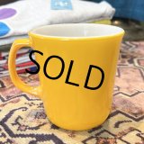 【アンティーク】【ビンテージ】【Corelle】コレール 【山吹色】ミルクマグ【マグカップ】 
