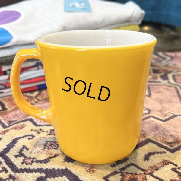 画像1: 【アンティーク】【ビンテージ】【Corelle】コレール 【山吹色】ミルクマグ【マグカップ】 