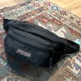 画像1: 〜90’ｓ【ビンテージ】【JANSPORT】ジャンスポーツ【黒】ブラック【ウエストバッグ】【ウエストポーチ】<br> (1)