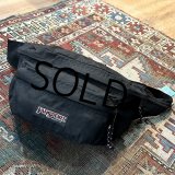 〜90’ｓ【ビンテージ】【JANSPORT】ジャンスポーツ【黒】ブラック【ウエストバッグ】【ウエストポーチ】 