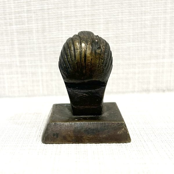 画像4: 【ビンテージ】アンティーク【ファラオ】【胸像】ミニ【ブロンズ像】 