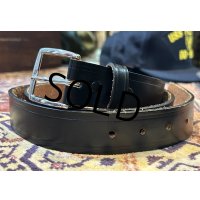 USA製【ディッキーズ】Dickies【黒】ブラック【レザーベルト】【W36】 