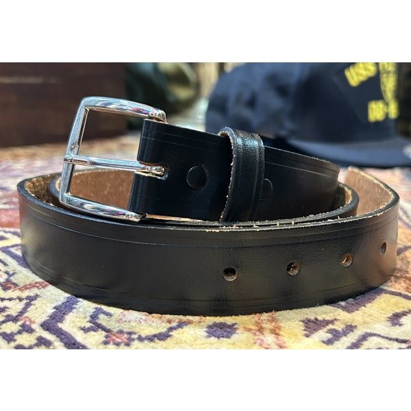 画像1: USA製【ディッキーズ】Dickies【黒】ブラック【レザーベルト】【W36】 