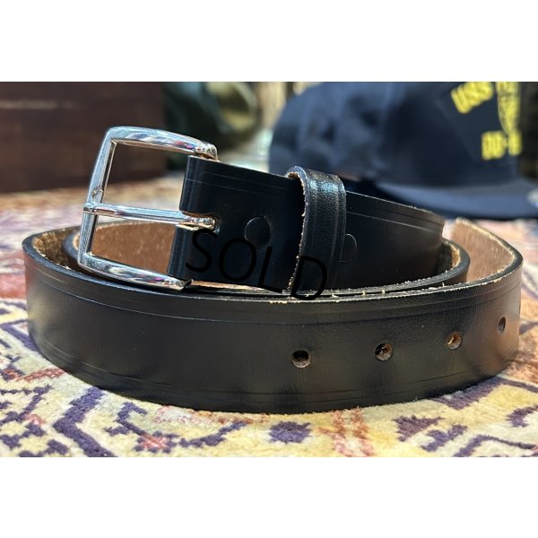 画像1: USA製【ディッキーズ】Dickies【黒】ブラック【レザーベルト】【W36】