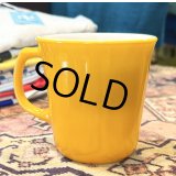 【アンティーク】【ビンテージ】【PYREX】 【オールドパイレックス】【CORNING】【コーニング】【オレンジ】【マグカップ】 