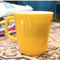 【アンティーク】【ビンテージ】【PYREX】 【オールドパイレックス】【CORNING】【コーニング】【オレンジ】【マグカップ】 