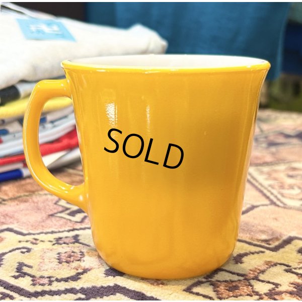 画像1: 【アンティーク】【ビンテージ】【PYREX】 【オールドパイレックス】【CORNING】【コーニング】【オレンジ】【マグカップ】 