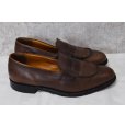 画像3: 【ENGLAND製】BARNEYS NEW YORK【バーニーズニューヨーク】【別注】【ブラウン】【Vチップローファー】【10 1/2D】【28.5cm程度】<br> (3)
