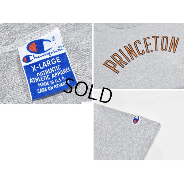画像2: 【USA製】【ビンテージ】【チャンピオン】【Champion】【霜降りグレー】【PRINCETON】プリンストン大学【プリントTシャツ】【サイズＸＬ】 