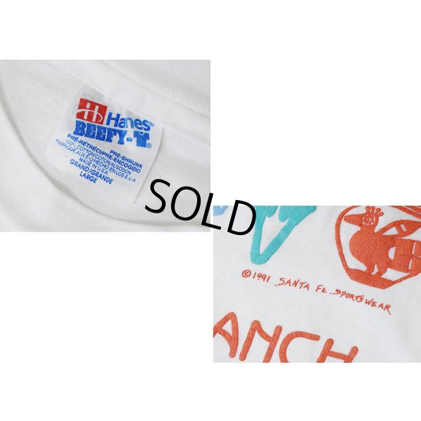 画像2: 【90's】【USA製】【ビンテージ】【Hanes】ヘインズ【TANQUE VERDE RANCH TUCSON,ARIZONA】白【Tシャツ】【サイズL】