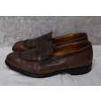 画像5: 【ENGLAND製】BARNEYS NEW YORK【バーニーズニューヨーク】【別注】【ブラウン】【Vチップローファー】【10 1/2D】【28.5cm程度】<br> (5)