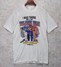90’s USA製【ビンテージ】【I was there welcome home】白【Tシャツ】 サイズXL 