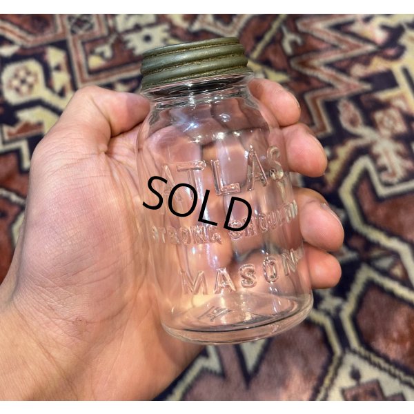 画像4: ビンテージ【Hazelatlas】ヘーゼルアトラス【メイソンジャー】【貯金箱】 