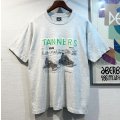 90's【USA製】ビンテージ【SCREEN STARS】スクリーンスターズ シングルステッチ【スノーモービル】グレー【Tシャツ】【サイズXL】 