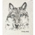 画像4: ビンテージ【B&C】オオカミプリント FINLAND【杢グレー】Tシャツ【サイズXL】<br> (4)