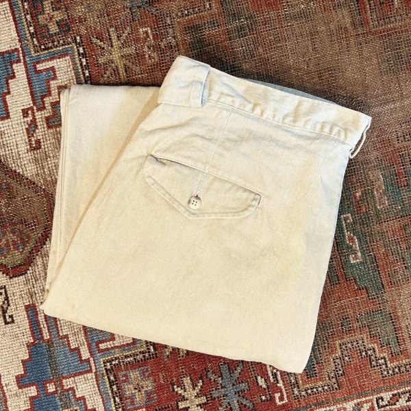 画像1: 〜90’ｓ USA製 ビンテージ【ラルフローレン】POLO RALPH LAUREN【ベージュ】【２タック】【コットンパンツ】チノパン【36X30】 