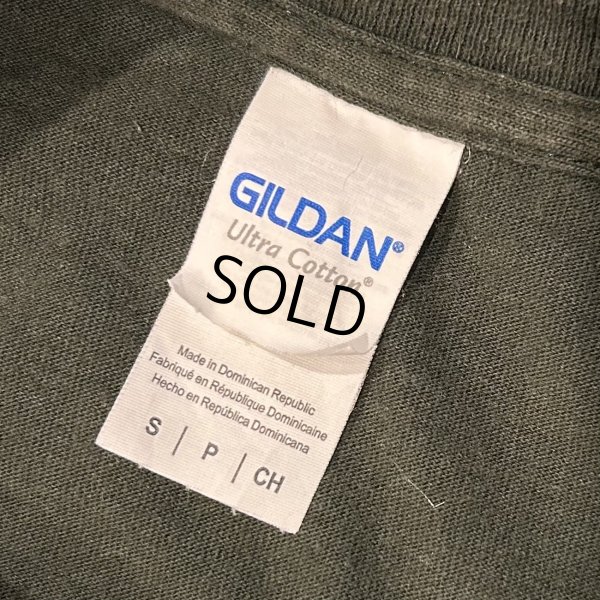画像2: ビンテージ【GILDAN】【ギルダン】PONAGANSET~【インディアンヘッド】緑【モスグリーン】【Tシャツ】【サイズS】 