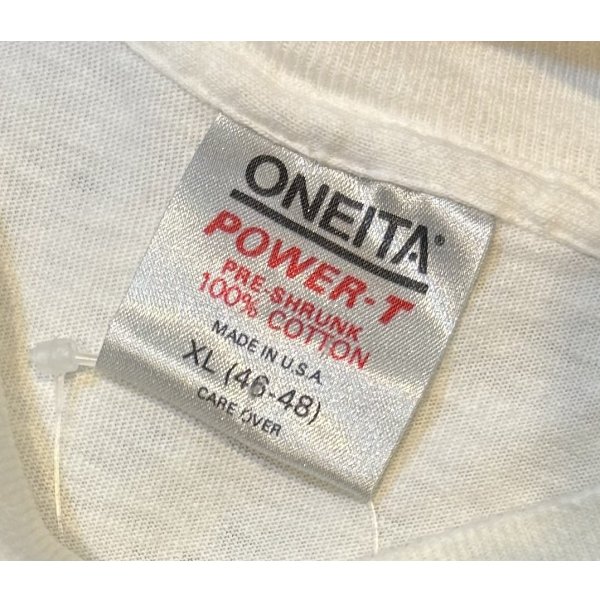 画像2: 90's 【USA製】ビンテージ【ONEITA】オニータ【NIZE PACKEGE!】【白】 Tシャツ 【サイズXL】 