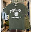 画像1: ビンテージ【GILDAN】【ギルダン】PONAGANSET~【インディアンヘッド】緑【モスグリーン】【Tシャツ】【サイズS】<br> (1)