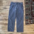 画像2: 【ビンテージ】【カーハート】【carhartt】【ブルーグレー】ワークパンツ【ペインターパンツ】【33ｘ30】<br> (2)