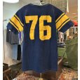 画像3: 【70's】【USA製】【ビンテージ】【チャンピオン】【Champion】UMD 76【紺ｘ黄色】【Tシャツ】【サイズM】<br> (3)