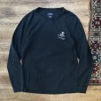 画像1: 【ビンテージ】【POLO RALPH LAUREN】【ラルフローレン】ポロベアー 【黒】ブラック ロンT【サーマルロンT】【サイズL】<br> (1)