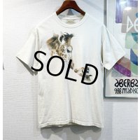 ビンテージ【THE MOUNTAIN】親子キリン クリーブランド メトロパーク動物園【クリーム色】Tシャツ【サイズM】 
