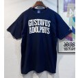 画像1: 【90's】【USA製】【ビンテージ】【チャンピオン】【Champion】【GUSTAVUS ADOLPHUS】グスタフ・アドルフス【紺】【プリントTシャツ】【サイズXXL】<br> (1)