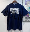 【90's】【USA製】【ビンテージ】【チャンピオン】【Champion】【GUSTAVUS ADOLPHUS】グスタフ・アドルフス【紺】【プリントTシャツ】【サイズXXL】 