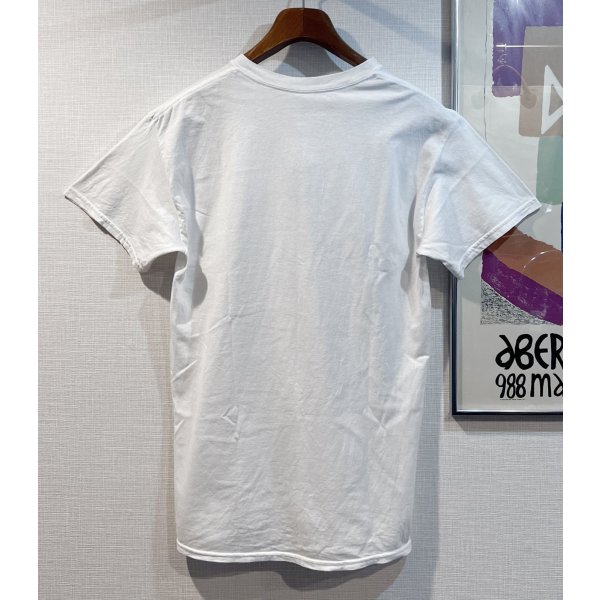 画像3: ビンテージ【GILDAN】ギルダン【白】【さやえんどう】【イラストプリント】Tシャツ【サイズＭ】 