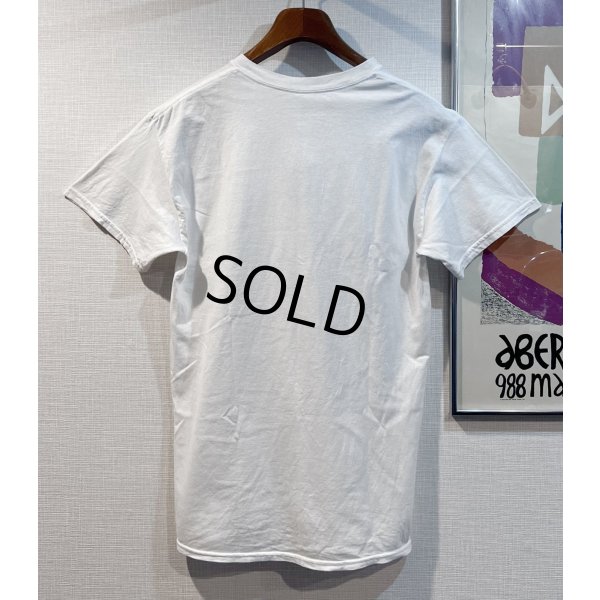 画像3: ビンテージ【GILDAN】ギルダン【白】【さやえんどう】【イラストプリント】Tシャツ【サイズＭ】 