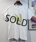 ビンテージ【GILDAN】ギルダン【白】【さやえんどう】【イラストプリント】Tシャツ【サイズＭ】 