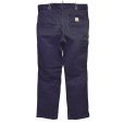 画像1: 【ビンテージ】【carhartt】カーハート【relaxed fit】リラックスフィット【黒】ブラック【ペインターパンツ】【ワークパンツ】【35×32】<br> (1)