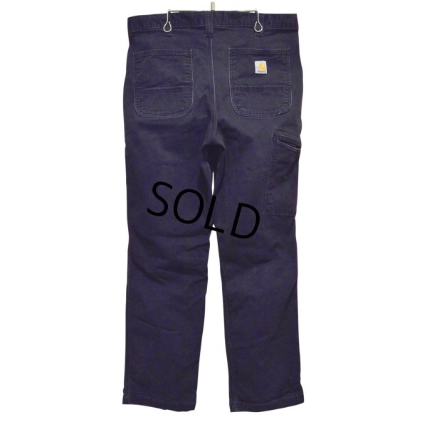 画像1: 【ビンテージ】【carhartt】カーハート【relaxed fit】リラックスフィット【黒】ブラック【ペインターパンツ】【ワークパンツ】【35×32】 