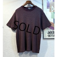 ビンテージ【ラルフローレン】【POLO ralph lauren】【エンジ×紺】ボーダー【Ｔシャツ】【サイズM】 