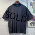 【イタリー製】【ビンテージ】【Pier Luigi】【紺ｘブラウン】【ボーダー】【Ｔシャツ】【サイズM程度】 