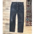 画像2: 90’s 【USA製】【ビンテージ】【LEVI'S】【リーバイス５０５】505 先染め 黒 デニムパンツ ブラックデニム【33ｘ32】<br> (2)