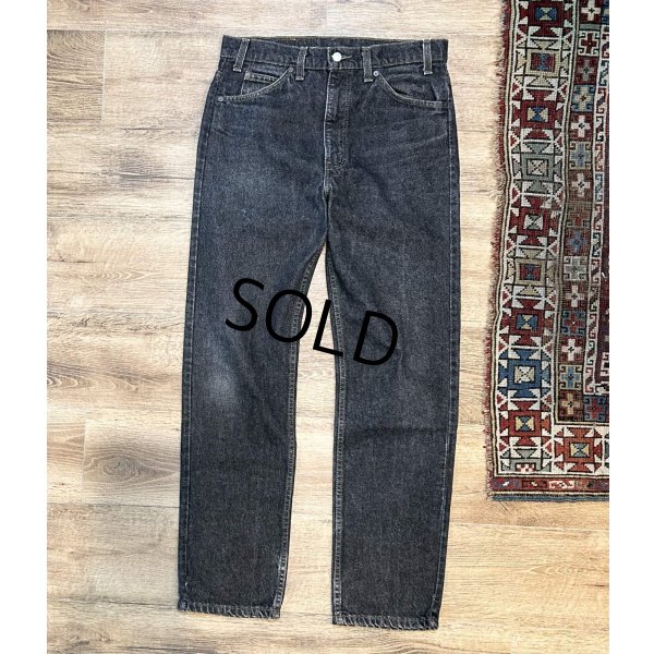 画像2: 90’s 【USA製】【ビンテージ】【LEVI'S】【リーバイス５０５】505 先染め 黒 デニムパンツ ブラックデニム【33ｘ32】 