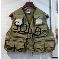80's~【ビンテージ】USA製【ldeal】アイディール【フィッシングベスト】【サイズM】 