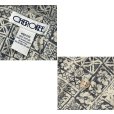 画像2: ビンテージ【CHEROKEE】チェロキー【生成りｘ紺】総柄【コットン】半袖シャツ サイズM<br> (2)